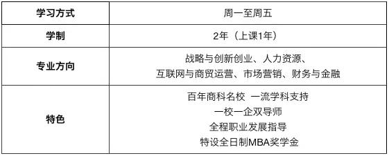浙江工商大学2018年工商管理硕士（MBA）招生简章
